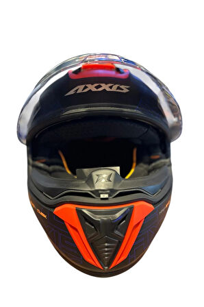 AXXIS HAWK SV EVO CUBIK B4 - MATT FLUOR ORANGE/XS