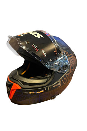 AXXIS HAWK SV EVO CUBIK B4 - MATT FLUOR ORANGE/XL
