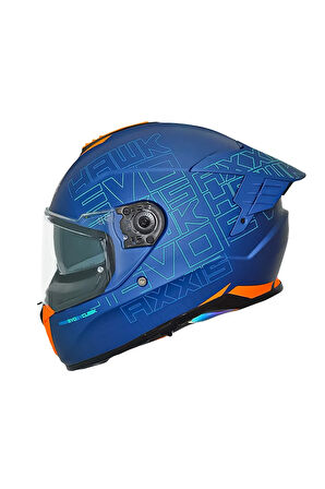 AXXIS HAWK SV EVO CUBIK C7 - MATT BLUE/XS
