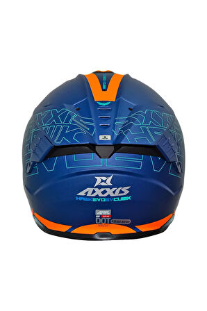 AXXIS HAWK SV EVO CUBIK C7 - MATT BLUE/S