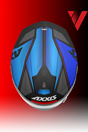 AXXIS DRAKEN S GEAR E7 - MATT BLUE/S
