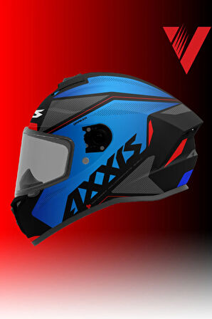 AXXIS DRAKEN S GEAR E7 - MATT BLUE/XXL