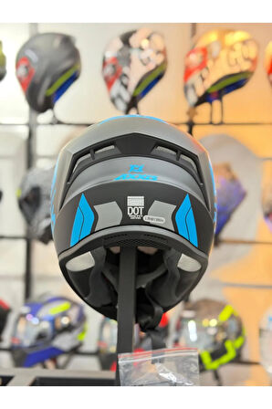 AXXIS DRAKEN S SLIDE B7 - MATT FLUOR BLUE/XL