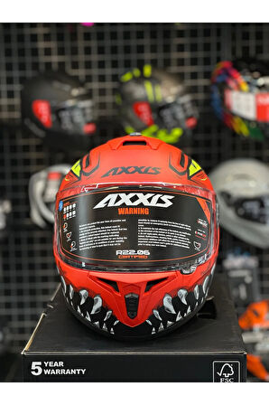 AXXIS DRAKEN S  FORZA  - MATT RED/S