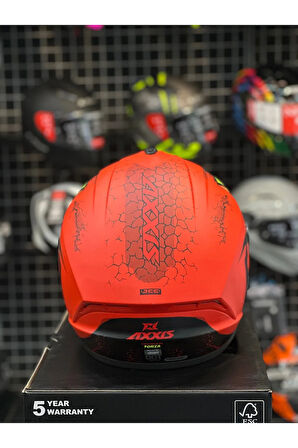 AXXIS DRAKEN S  FORZA  - MATT RED/S