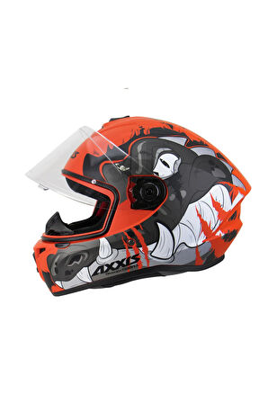 AXXIS DRAKEN S TROOPER E5 - MATT RED/S