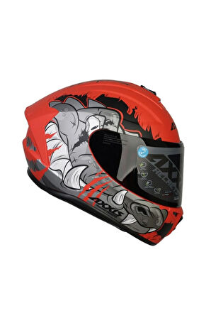 AXXIS DRAKEN S TROOPER E5 - MATT RED/M