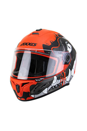 AXXIS DRAKEN S TROOPER E5 - MATT RED/XXL