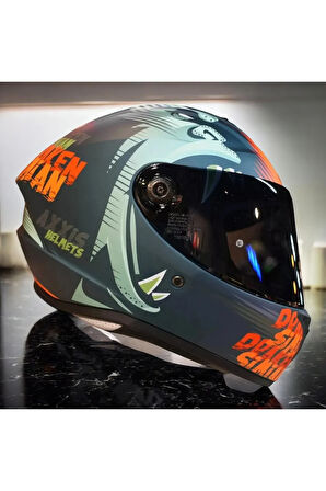 AXXIS DRAKEN S SIMIAN B4 - MATT FLUOR ORANGE/XXL