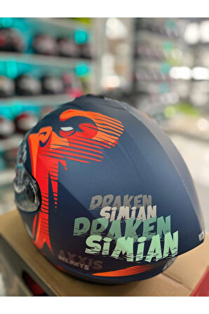AXXIS DRAKEN S SIMIAN B6 - MATT GREEN/XL
