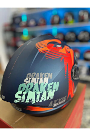 AXXIS DRAKEN S SIMIAN B6 - MATT GREEN/XL