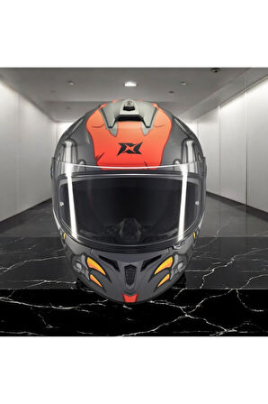 AXXIS DRAKEN S DINOTOON B5 - MATT RED/L