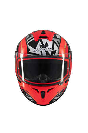 AXXIS DRAKEN S JOLLY C5 - MATT RED/XL