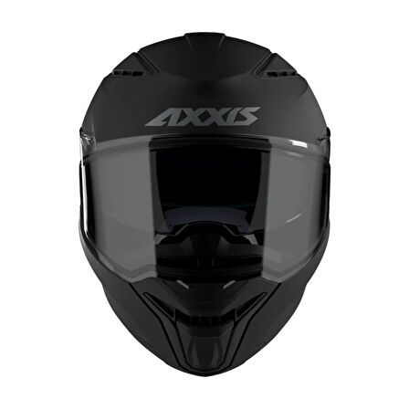 AXXIS PANTHER A1  MAT SİYAH KAPALI KASK