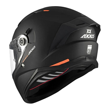 AXXIS PANTHER A1  MAT SİYAH KAPALI KASK