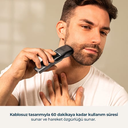 Precisioncare Barber Kablosuz Sakal Tıraş Makinesi | Şarjlı,Hassas Ve Sıfır Kesim