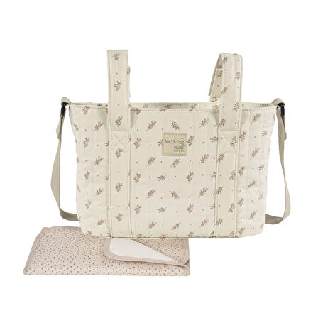 Walking Mum Mimosa Crossbody Bebek Bakım Çantası Pink