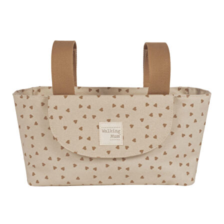 Walking Mum Poppy Bebek Arabası Kalpli Organizer Çanta Cinnamon