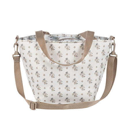 Walking Mum Bolsa Comiditas Çiçek Desenli Termos Çanta