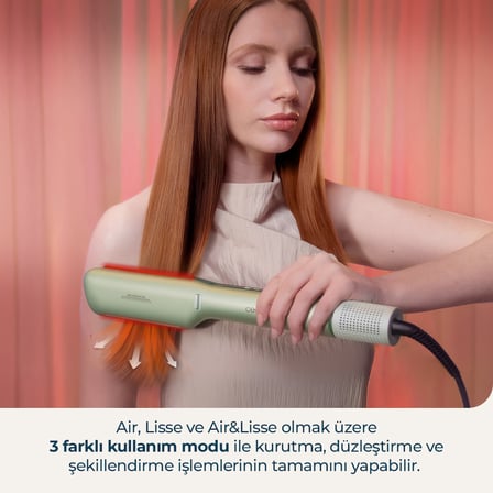 Air Lisse Olive Saç Düzleştirici - Hızlı Isınma Seramik Plaka Parlak Pürüzsüz Saçlar Profesyonel