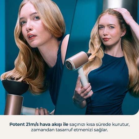Dryglam Nano Plasma Champagne Saç Kurutma Makinesi Fön | İyonik Profesyonel