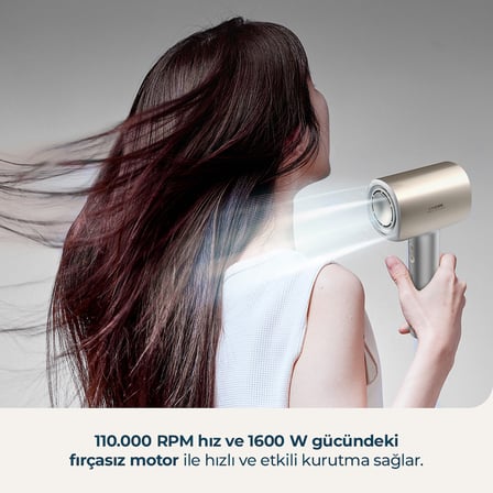 Dryglam Nano Plasma Aluminum Saç Kurutma Makinesi | İyonik Güçlü Profesyonel Fön Makinesi
