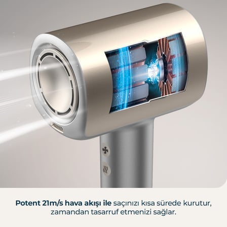 Dryglam Nano Plasma Aluminum Saç Kurutma Makinesi | İyonik Güçlü Profesyonel Fön Makinesi