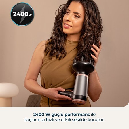 Cecotec IoniCare Power&Go Heaven Siyah Saç Kurutma Makinesi 2400 W İyon Teknolojili