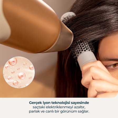 Ionicare Power Go Heaven Champagne Saç Kurutma Makinesi Fön | İyonik Profesyonel