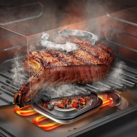 Cecofry Grill Smokin Prime 6500 Dumansız Airfryer 6,5L Izgara Fritöz Sağlıklı Yağsız Pişirme