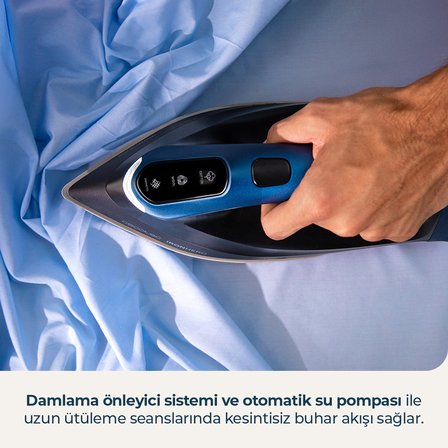 Ironhero H-3000 Geyser Station Buhar Kazanlı Ütü Güçlü Buhar Hızlı Isınan Ütü