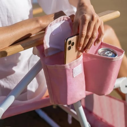 Flamingueo Premium Yüzüstü Kullanıma Uygun Plaj Şezlongu Opal Pink