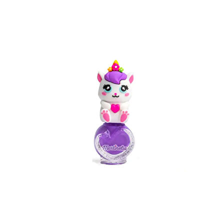 Martinelia Friendly Animals Kız Çocuk Su Bazlı Oje 5 ml Mor 44107
