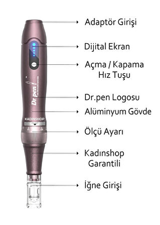 Dr.Pen Ultima A10-w Şarjlı Dermapen Cihazı (2 YIL TÜRKİYE GARANTİLİ) Derma Pen Kalıcı Makyaj Dermaroller