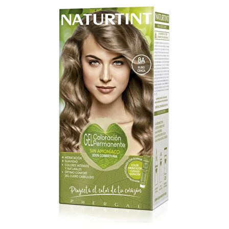 Naturtint 8A Kül Sarısı Doğal Saç Boyası 170ML