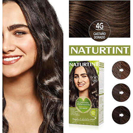 Naturtint 4G Altın Kestane Doğal Saç Boyası 170ML