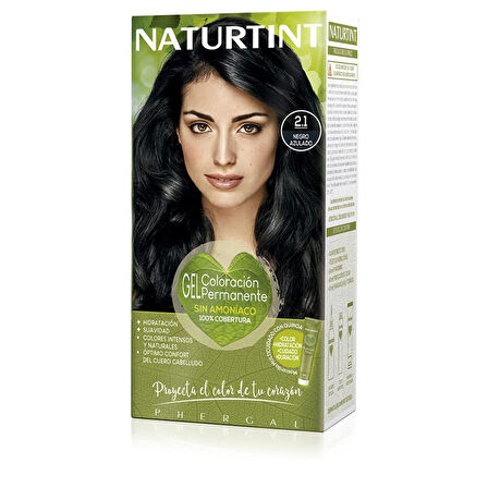 Naturtint 2.1 Mavi Siyah Doğal Saç Boyası 170ML