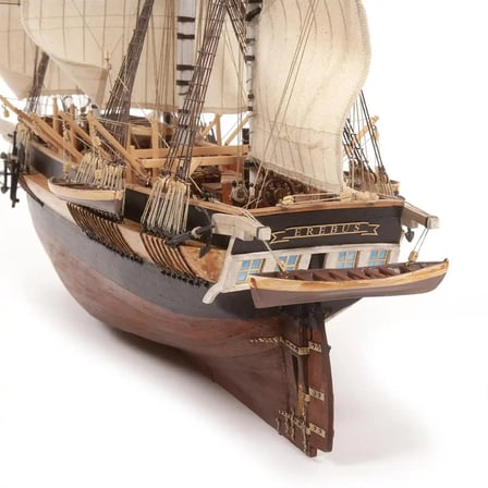 1/75 HMS Erebus Yelkenli Tekne Ahşap Maketi, Occre 12009