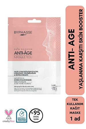 Anti Age Yaşlanma Karşıtı Skin Booster Kağıt Yüz Maskesi 1ad