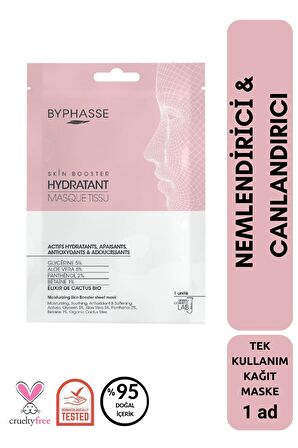 Nemlendirici ve Canlandırıcı Skin Booster Kağıt Yüz Maskesi 1ad