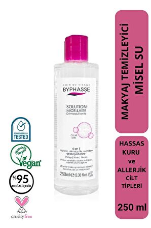 Micellar Yüz ve Makyaj Temizleyici Misel Su Kuru,Hassas ve Allerjiye Meyilli Ciltler 250ml