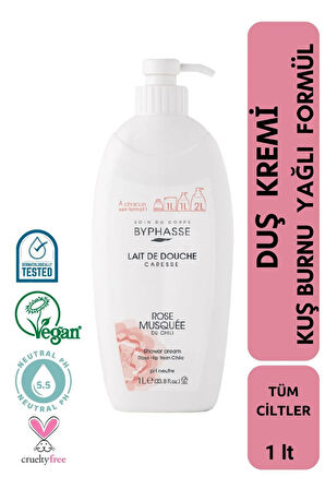 Caresse Kuş Burnu Yağlı Duş Kremi 1000ml