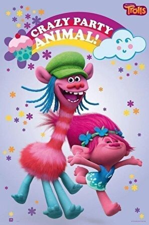 TROLLS CRAZY PARTI ANIMALS MAXI POSTER (ITHAL)