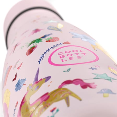 Cool Bottles Çocuk Paslanmaz Çelik Termos Matara 350 ml Funny Unicorns