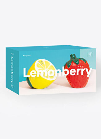 Tuzluk - Biberlik Seti Tuzluk Biberlik Çilek-Limon