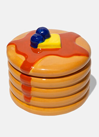 Doiy Çok Renkli Dekoratif Obje Pankek Dekoratif Kutu