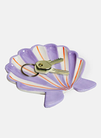 Doiy Çok Renkli Dekoratif Obje Deniz Kabuğu Seramik Düzenleyici