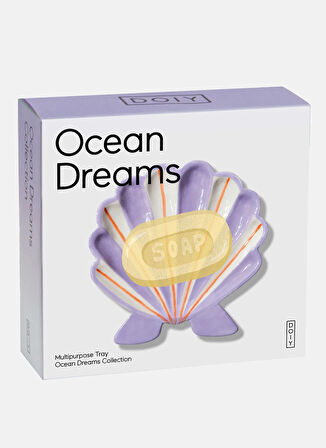 Doiy Çok Renkli Dekoratif Obje Deniz Kabuğu Seramik Düzenleyici