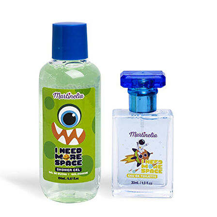 Martinelia Space Erkek Çocuk Metal Kutulu Şampuan ve Parfüm Banyo Seti 68165