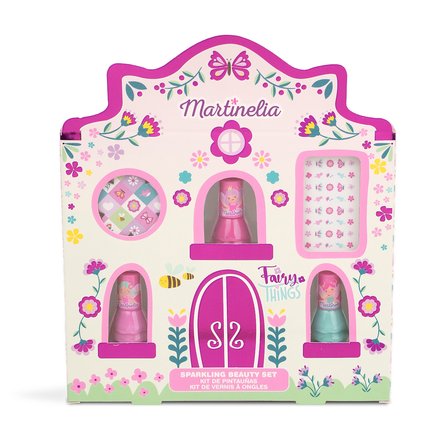 Martinelia Fairy Things Sparkling Kız Çocuk Su Bazlı Oje ve Tırnak Tasarım Seti